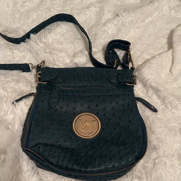 Michael Kors Dark Green Crossbody Bag - Picture 1 of 5